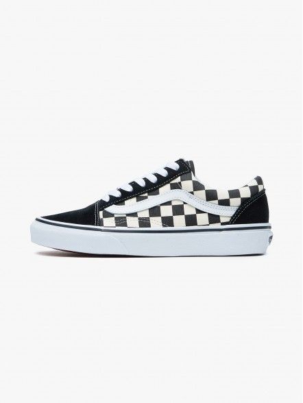 Vans Old Skool Primary Check Vans Old Skool Primary Check