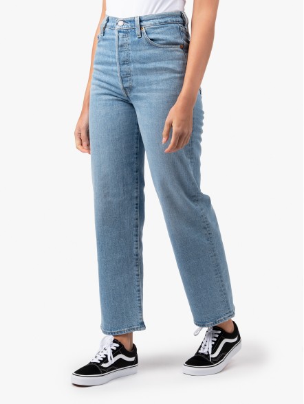 Levis Ribcage Straight Ankle W | Fuxia