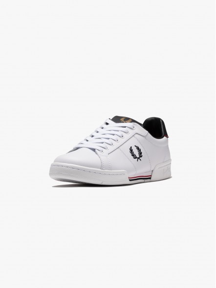 Fred Perry B722 Leather | Fuxia