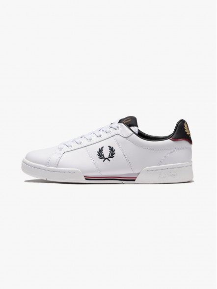 Fred Perry B722 Leather | Fuxia