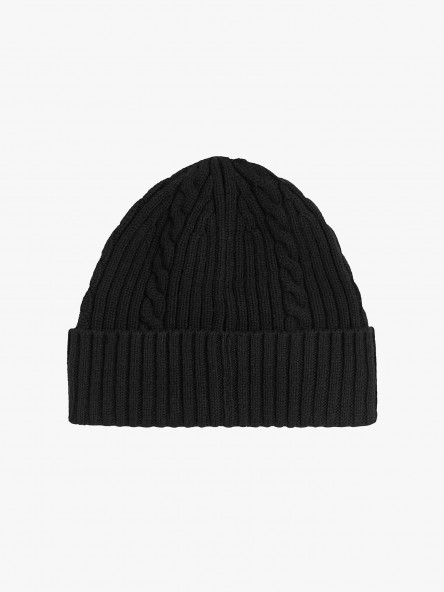 Fred Perry Cable Branded Beanie | Fuxia