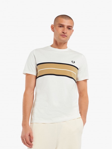 Fred Perry Tramline Panel | Fuxia