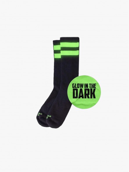 American Socks Back in Black - Glow in the dark