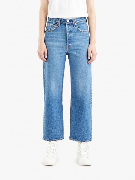 Levis Ribcage Straight Ankle W | Fuxia