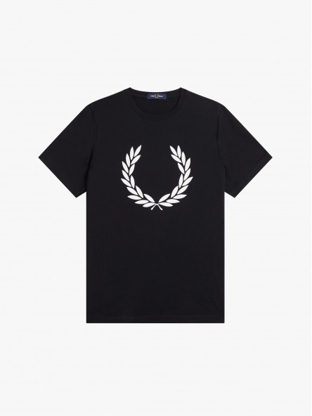 Fred Perry Laurel Wreath Print | Fuxia