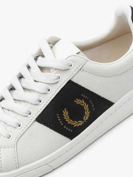 Fred Perry B721 Leather - B4291 349 | Fuxia