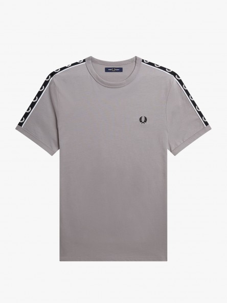 Fred Perry Contrast Tape Ringer - M4613 Q52 | Fuxia
