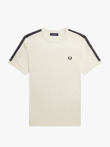 Fred Perry Contrast Tape Ringer - M4613 Q57 | Fuxia