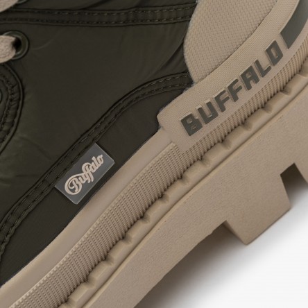 Buffalo Raven Laceup Mid W - 1630798 | Fuxia