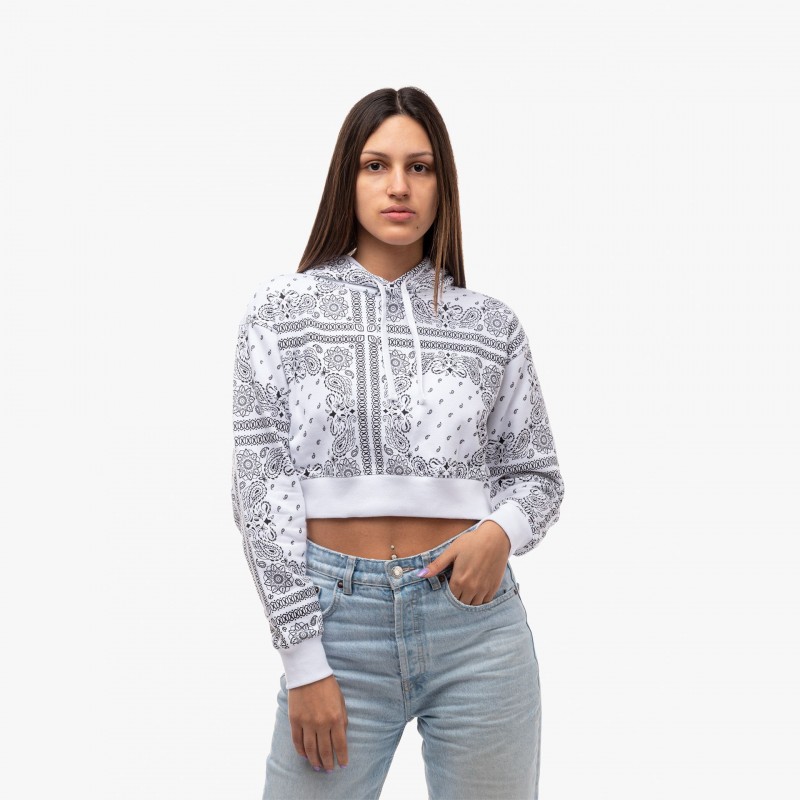 Champion Hooded Crop Top W - 115121 WL001 | Fuxia, Urban Tribes United