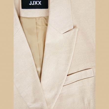 JJXX Blazer Mary Linen W - 12231492 BEIGE | Fuxia
