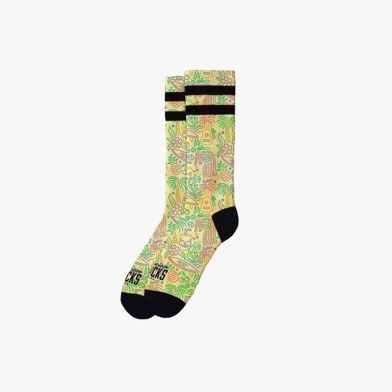 American Socks Tropical Vibe - AS126 | Fuxia, Urban Tribes United