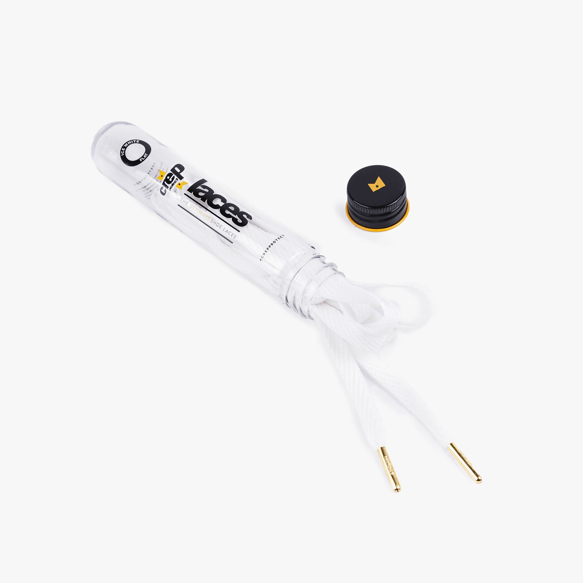 Crep Protect Laces White (FLAT)