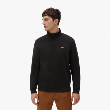 Dickies Oakport Quarter Zip - DK0A4XD4 BLK | Fuxia