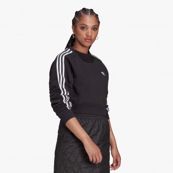 adidas Adicolor Classics Quilted Cropped Sweatshirt W