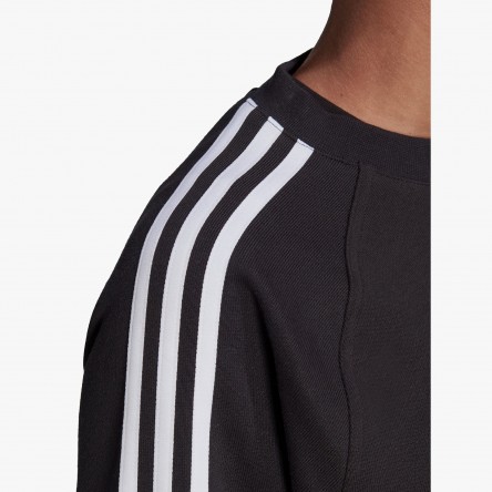 adidas Adicolor Classics Quilted Cropped Sweatshirt W - H43924 | Fuxia