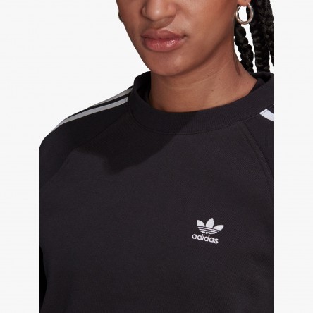 adidas Adicolor Classics Quilted Cropped Sweatshirt W