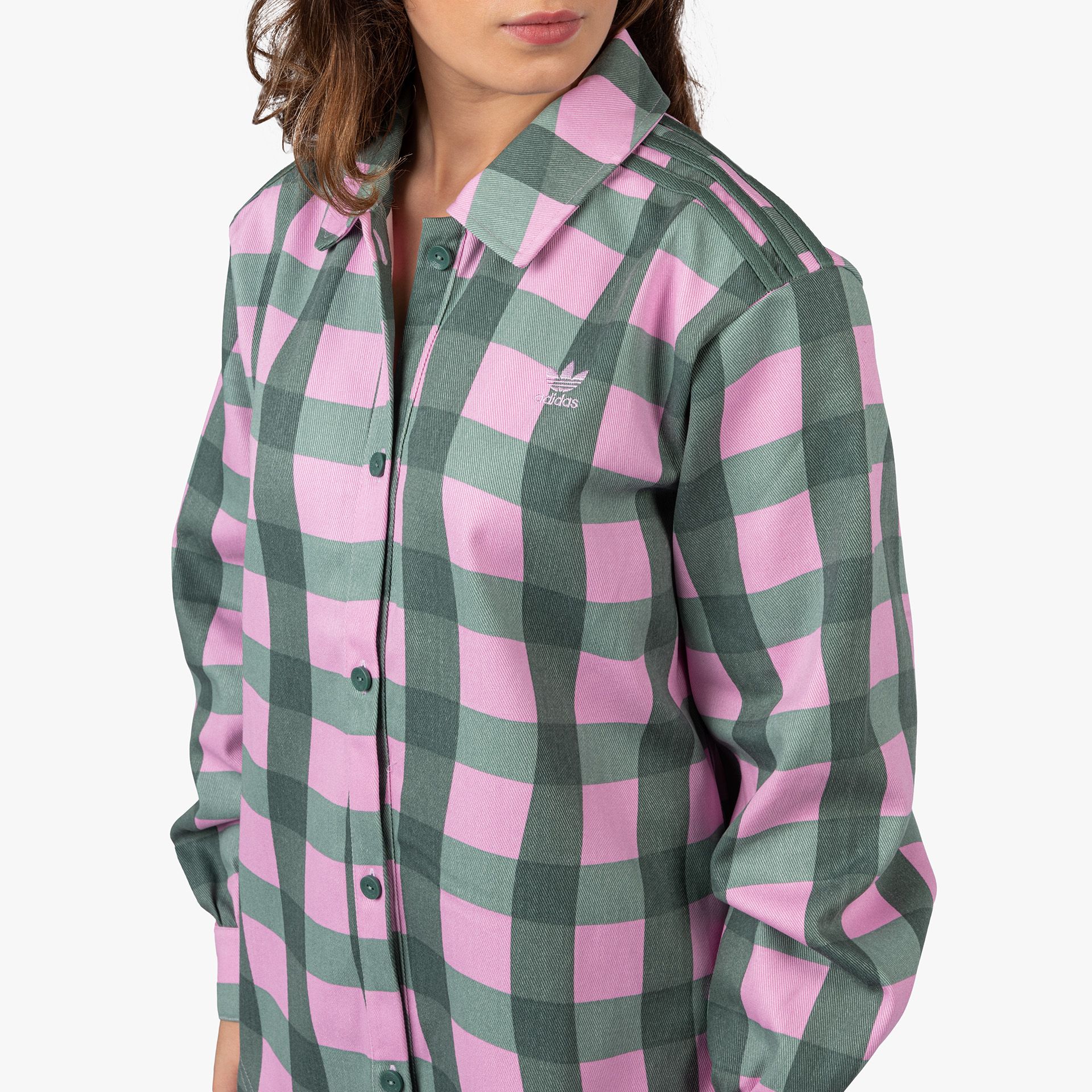 adidas Allover Print Twill Long-sleeve Top W