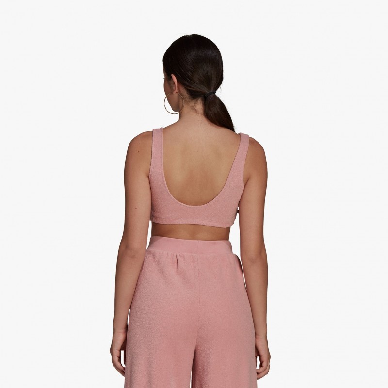 adidas Soft Crop Top W - HE6903 | Fuxia, Urban Tribes United