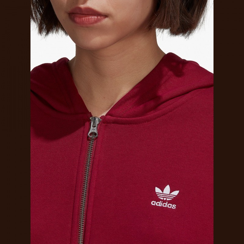 adidas Adicolor Classics Full-Zip Relaxed Hoodie W - HM2133 | Fuxia, Urban Tribes United