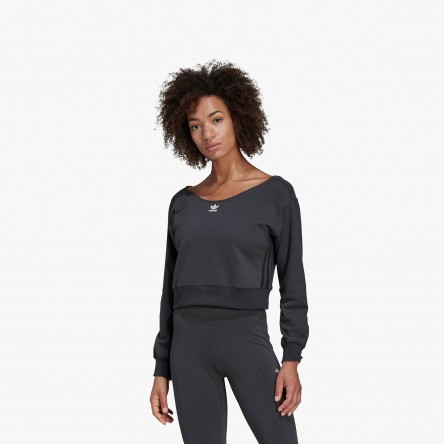 adidas Slouchy Crew Sweatshirt W - HU1647 | Fuxia