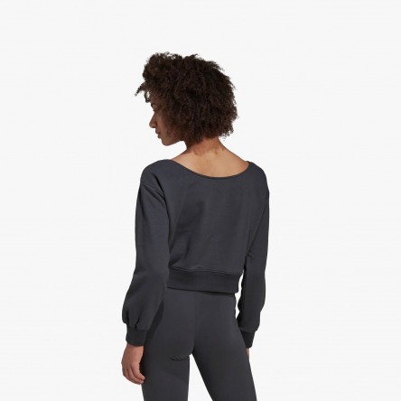 adidas Slouchy Crew Sweatshirt W - HU1647 | Fuxia