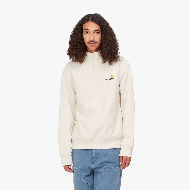 Carhartt WIP Half Zip American Script - I027014 05 XX - Fuxia, Urban Tribes United
