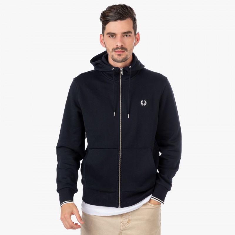 Fred Perry Through Zip - J7536 795 | Fuxia