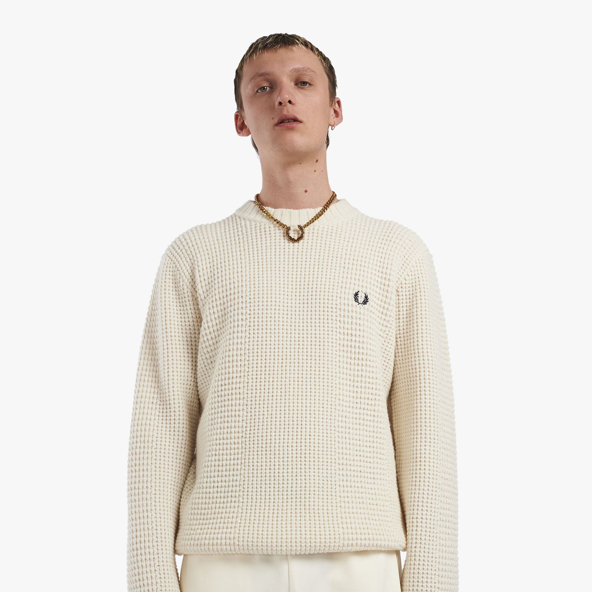 Fred Perry Textured Jumper