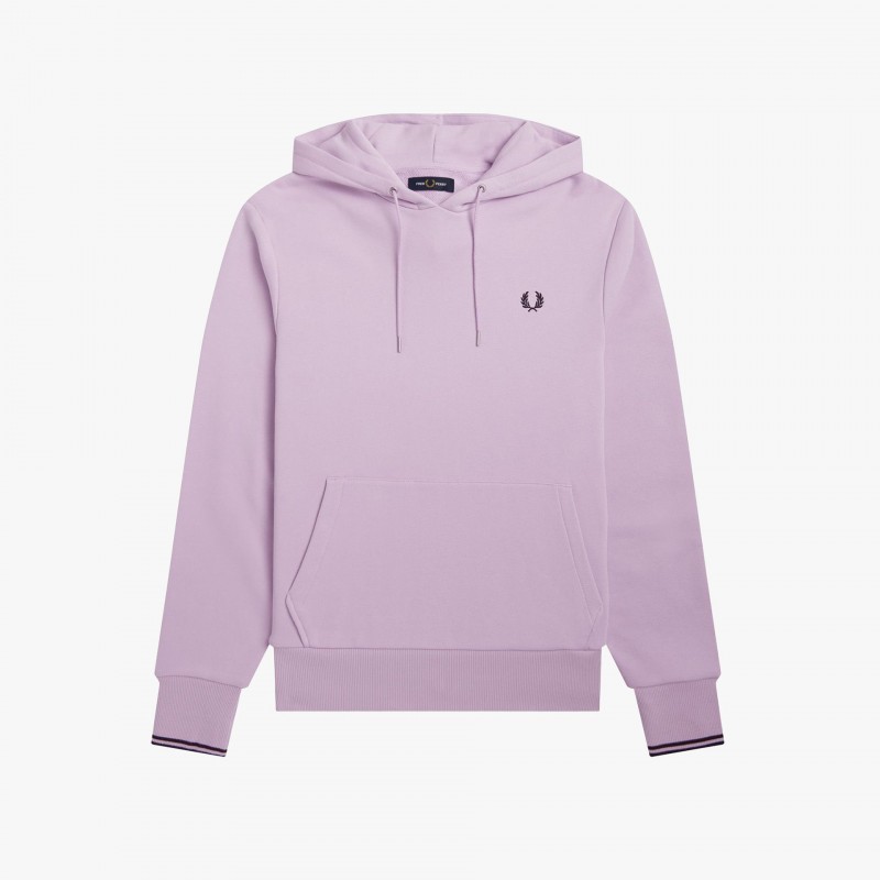 Fred Perry Tipped Hooded - M2643 P93 | Fuxia