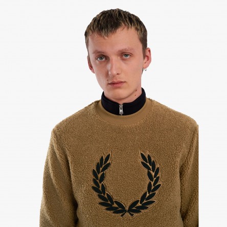 Fred Perry Borg Fleece - M4670 P96 | Fuxia