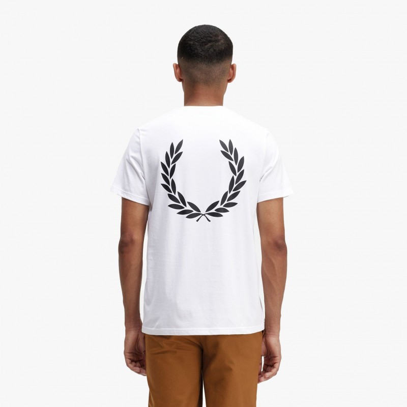 Fred Perry Graphic - M5631 100 | Fuxia