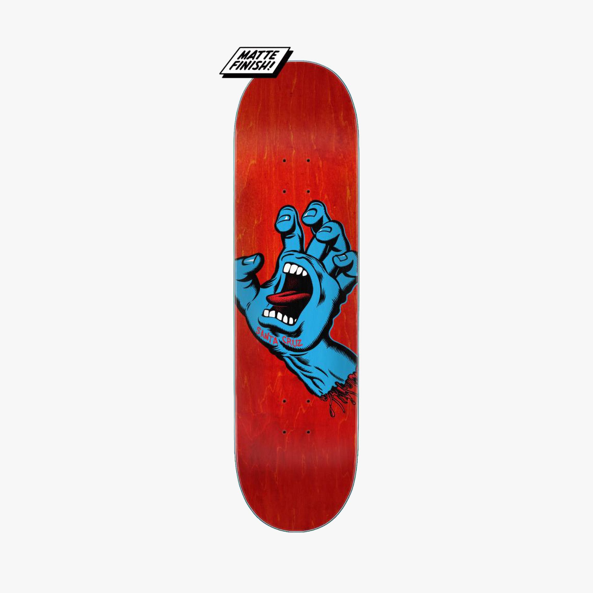 Santa Cruz Deck Screaming Hand 8.00 IN