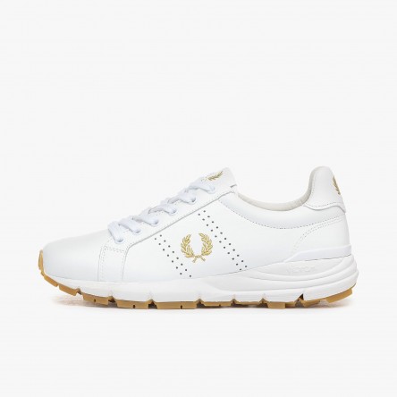 Fred Perry B723 Leather - B4303 100 | Fuxia