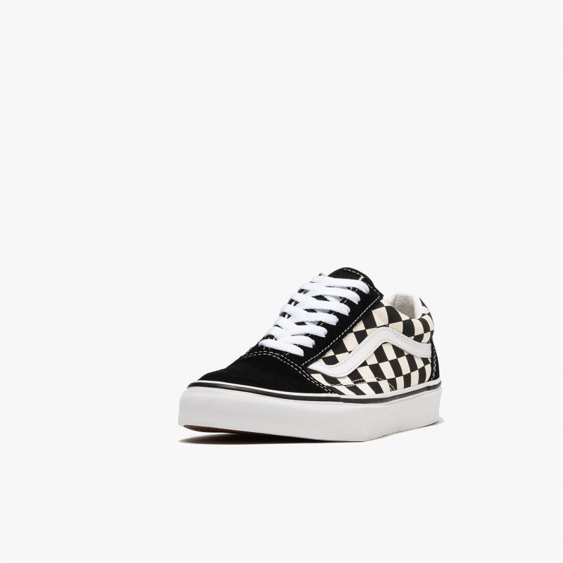 Vans Old Skool Primary Check - VN0A38G1P0S | Fuxia