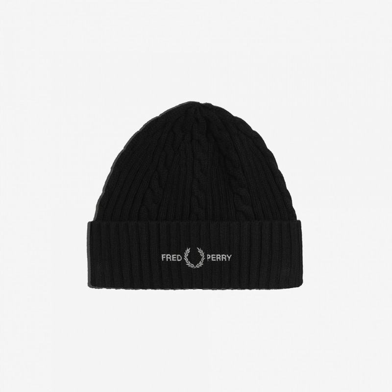 Fred Perry Cable Branded Beanie - C2137 102 | Fuxia