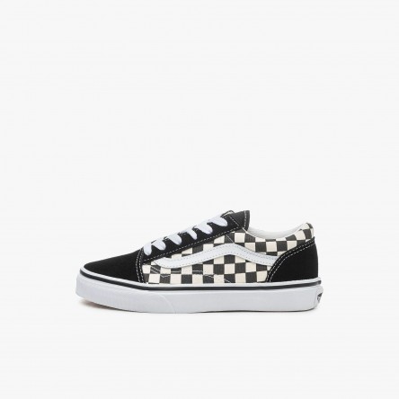 Vans Old Skool Primary Check K - VN0A38HBP0S | Fuxia