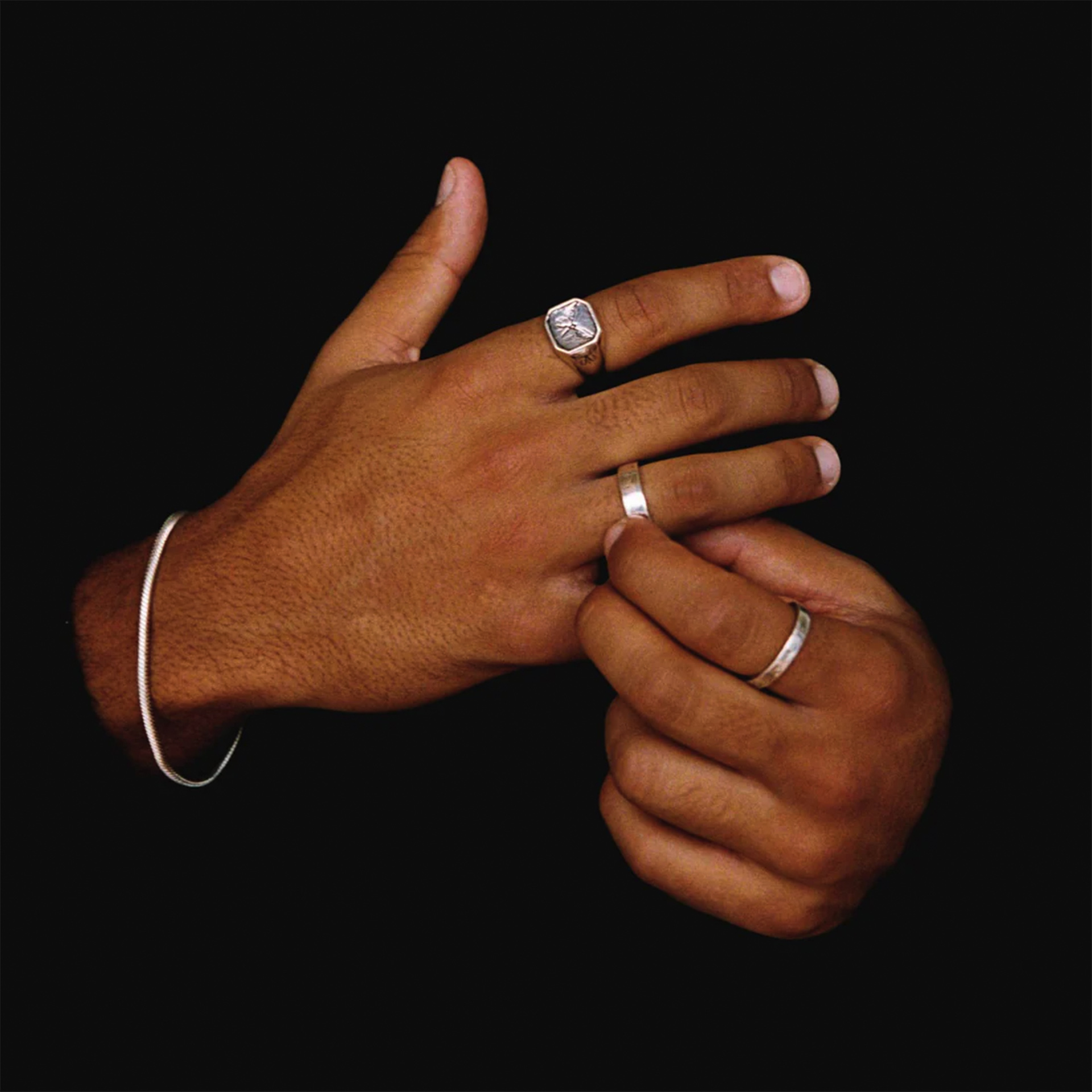 TwoJeys 01 Ring Silver