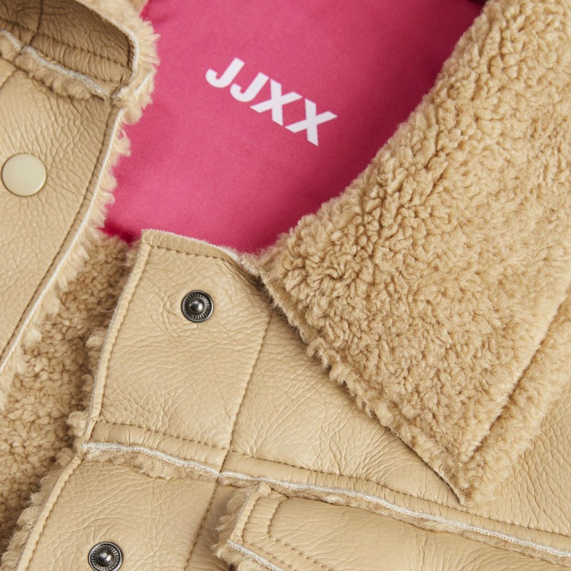 JJXX JXRoot Faux Leather - 12228100 BEIGE | Fuxia, Urban Tribes United