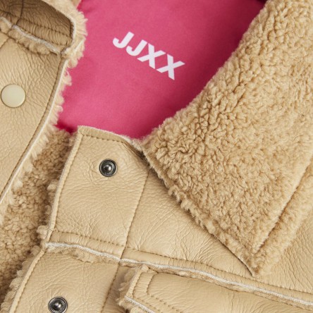 JJXX JXRoot Faux Leather - 12228100 BEIGE | Fuxia
