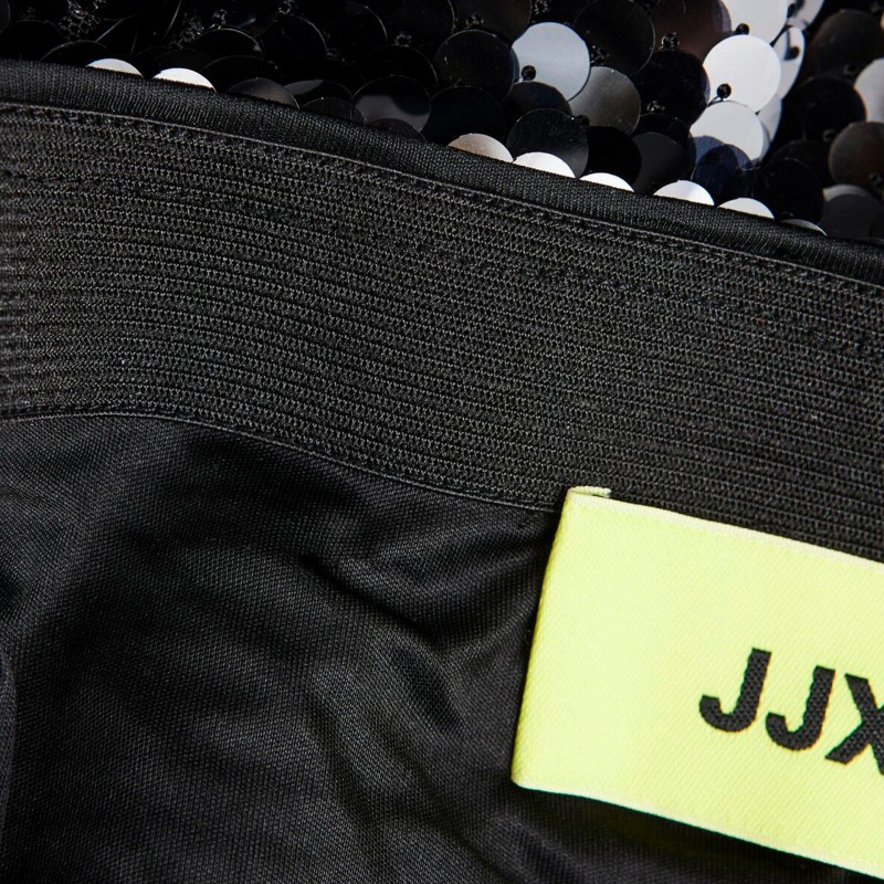 JJXX JXava Sequin Short - 12246617 BLACK | Fuxia
