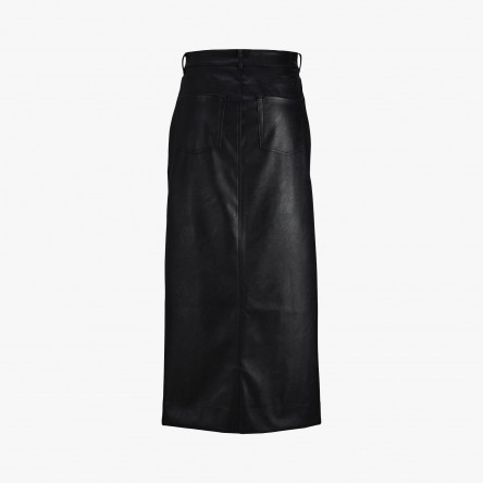 JJXX JXelva Long MW Faux Leather - 12246811 BLACK | Fuxia