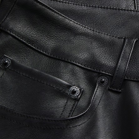 JJXX JXelva Long MW Faux Leather - 12246811 BLACK | Fuxia
