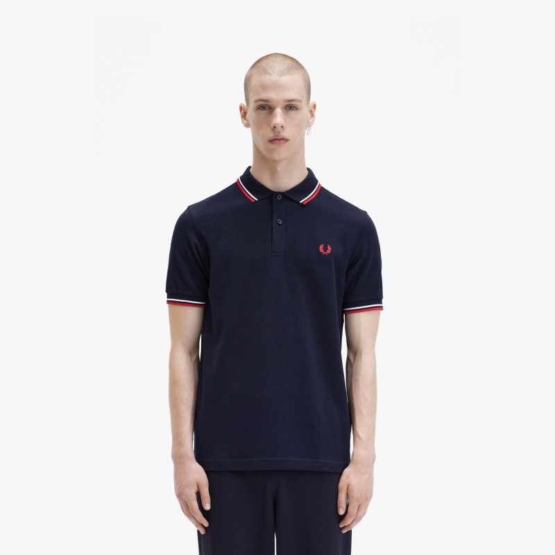 Fred Perry Slim Fit Twin - M3600 471 | Fuxia, Urban Tribes United
