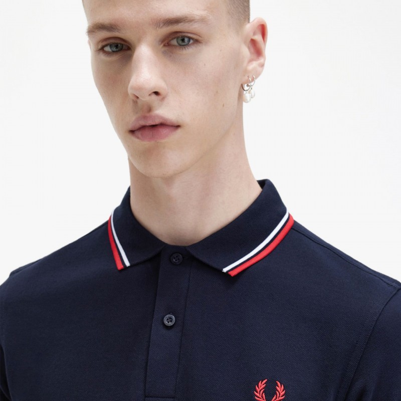 Fred Perry Slim Fit Twin - M3600 471 | Fuxia