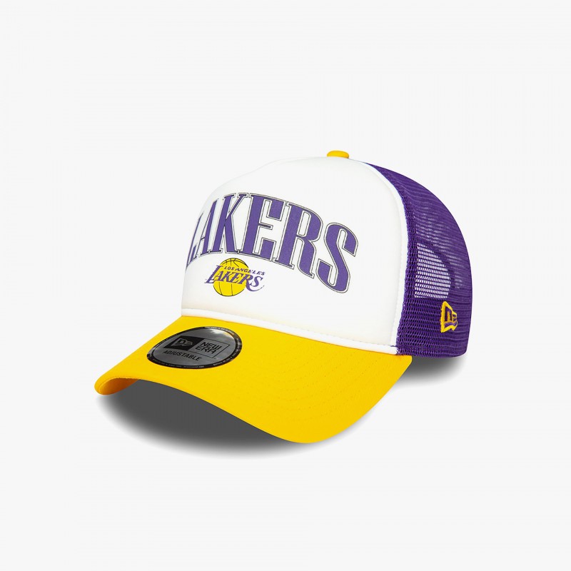 New Era NBA Retro Trucker Los Angeles Lakers - 60434966E | Fuxia, Urban Tribes United