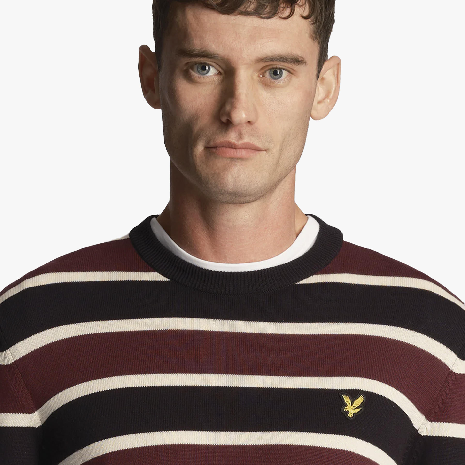 Lyle & Scott Striped Crew