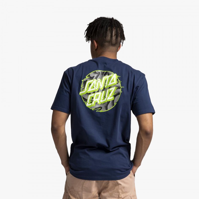Santa Cruz Vivid Slick Dot - SCA TEE 10781 - Fuxia, Urban Tribes United