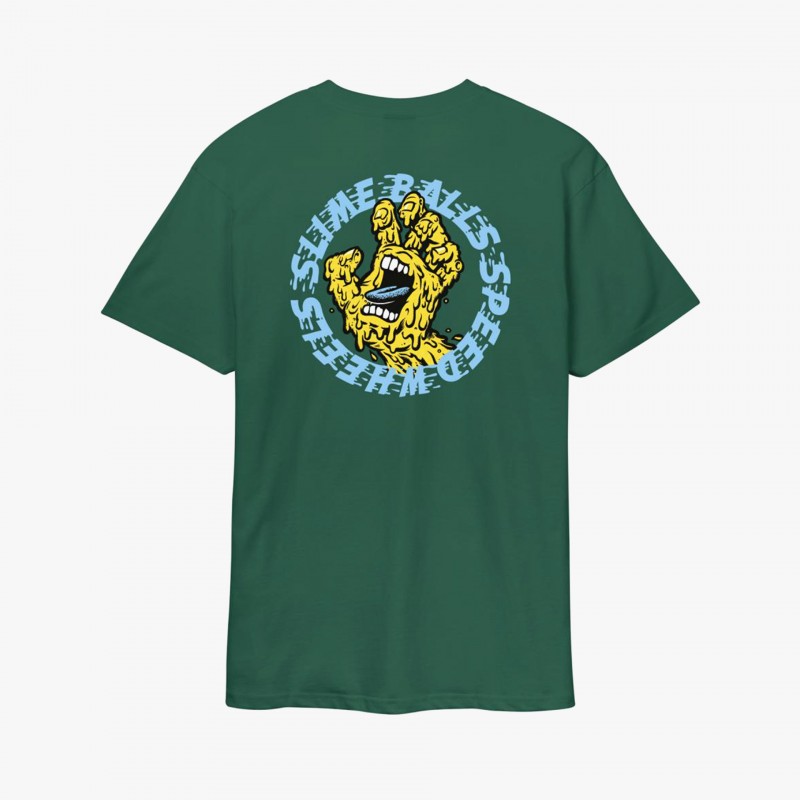 Santa Cruz Slime Balls Hand - SCA TEE 11003 - Fuxia, Urban Tribes United