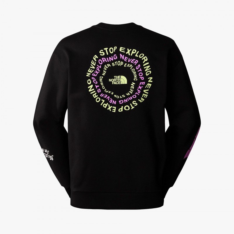 The North Face Graphic Crew Core - NF0A87F4JK3 | Fuxia, Urban Tribes United